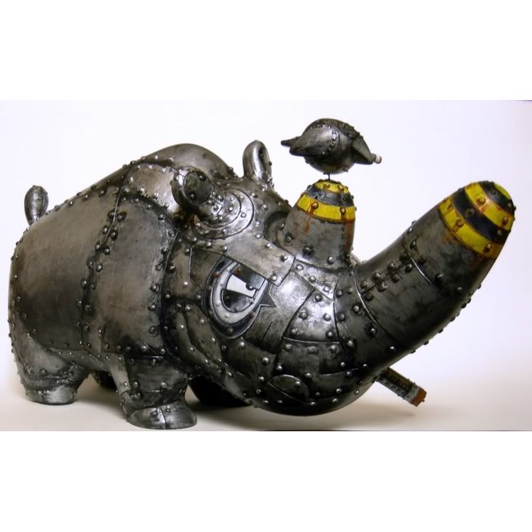 Sherman the rhinolabbitocerous metallicus and Swazi the oxpeckerdunny by Southerndrawl