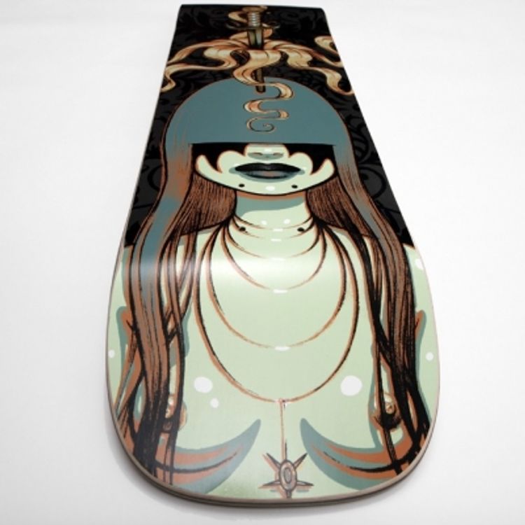 Metal Girl Skatedeck by Tara McPherson