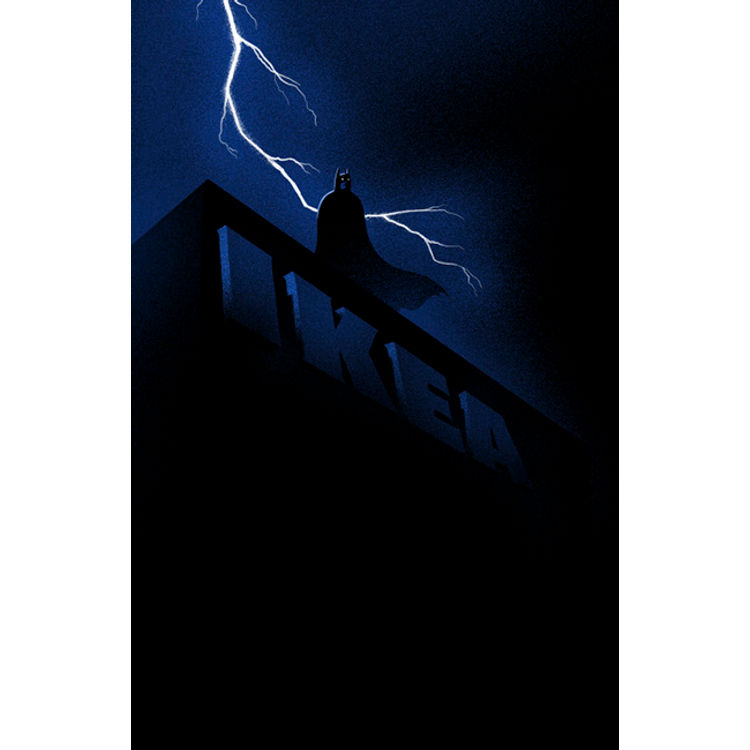 Batman on Ikea by Olly Moss