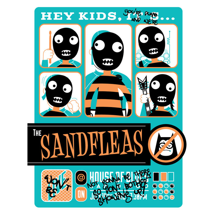 Sandfleas! Vandalized - Variant by Dave Perillo