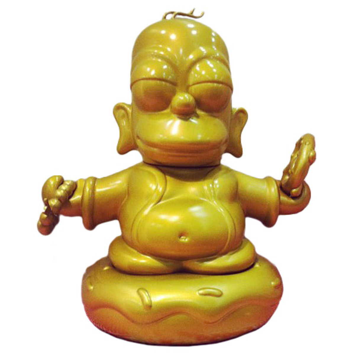 7" Gold Homer Buddha (SDCC '12) : The Simpsons