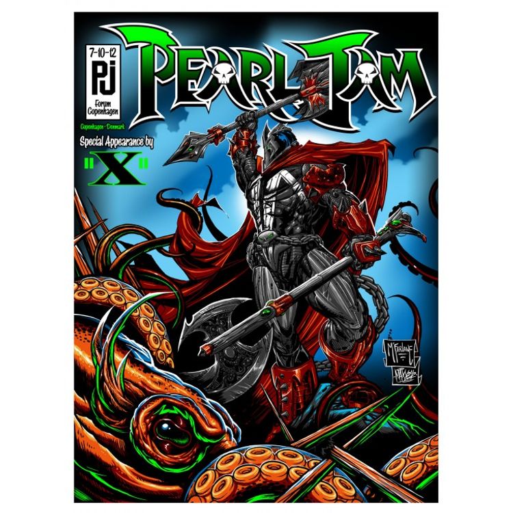 Pearl Jam - Copenhagen Denmark 2012 by Todd McFarlane