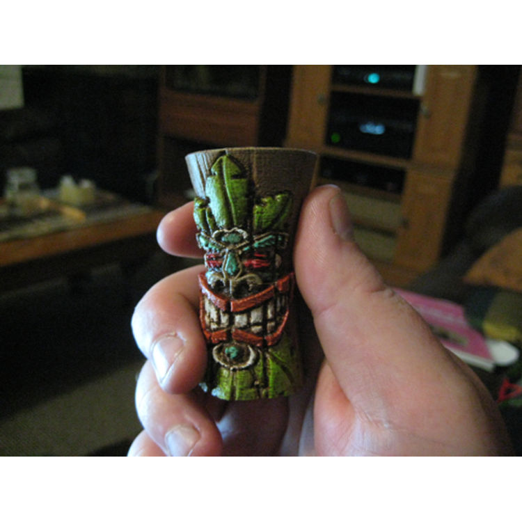 Tiki Face 1 by T. Shawn Johnson