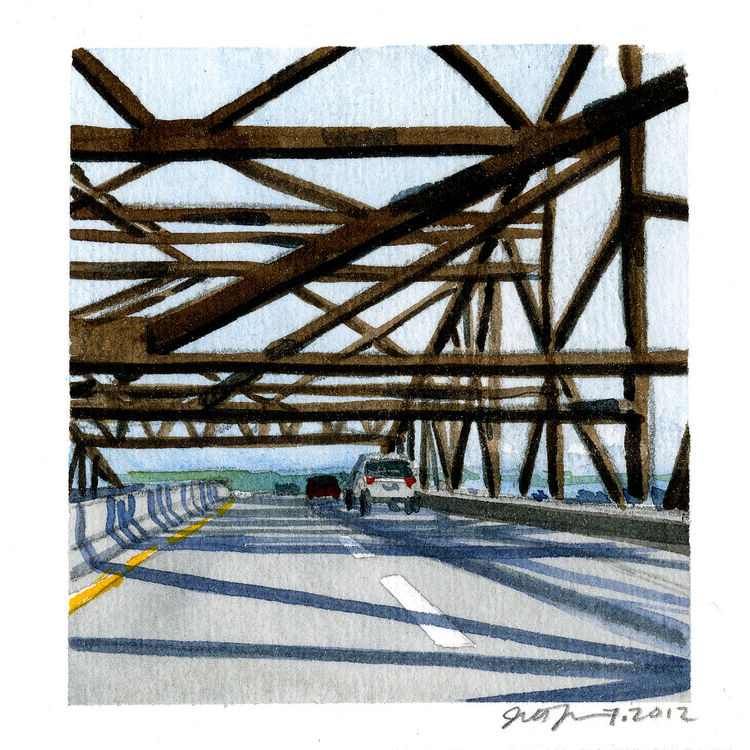 SkyWay Bridge by Jill Thompson