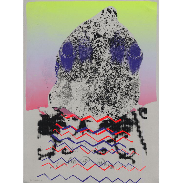 Mono Print 1 by Erik Mark Sanberg