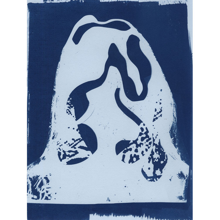 Mono Print 2 by Erik Mark Sanberg