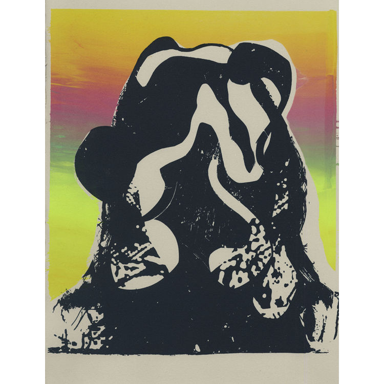 Mono Print 3 by Erik Mark Sanberg