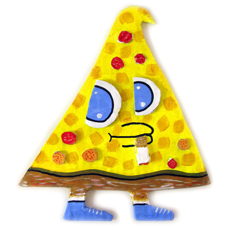 Pizza 3 by Jon Burgerman