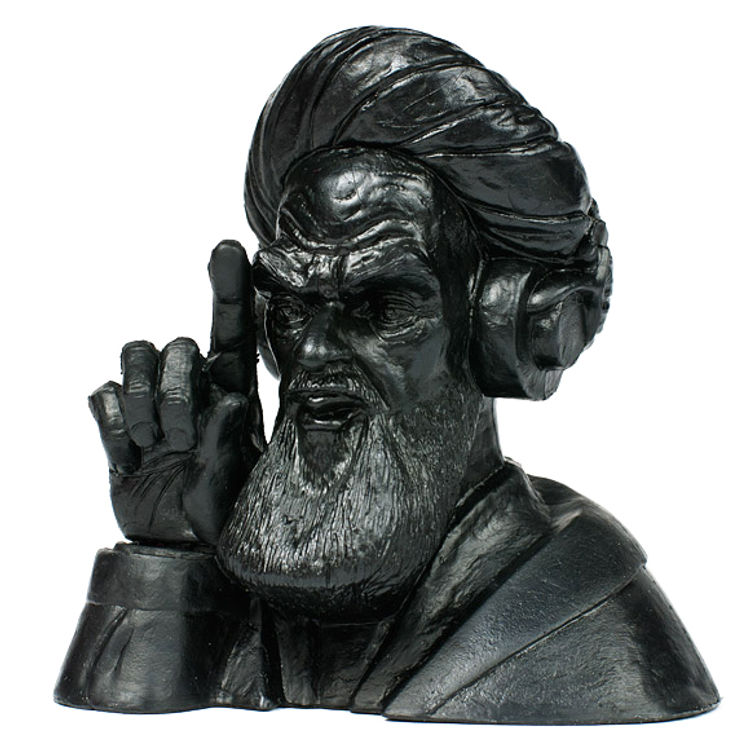DJ Aya-Holla - Black by Frank Kozik