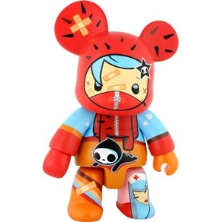 Sahara Bear Qee - Red by Tokidoki (Simone Legno)