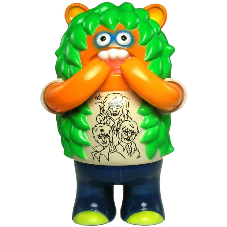 Burgerbuns - Neon Orange / Neon Green by Gargamel (Kiyoka Ikeda)
