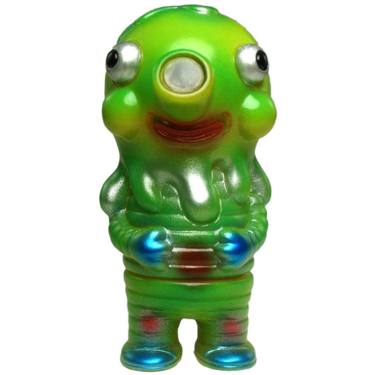 Pocket Globby - Yellow / Light Green by Gargamel (Kiyoka Ikeda)
