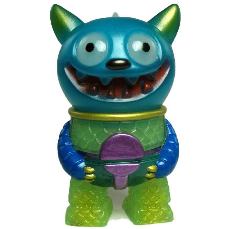 Super Puncher - Clear Neon Blue / Neon Green by Naoya Ikeda