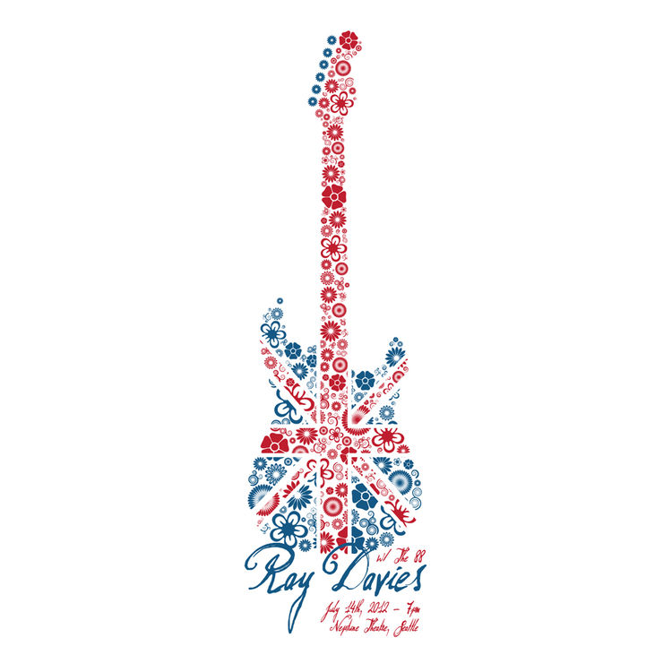 Ray Davies - Seattle WA 2012 by Powerslide Design (Mike Klay)