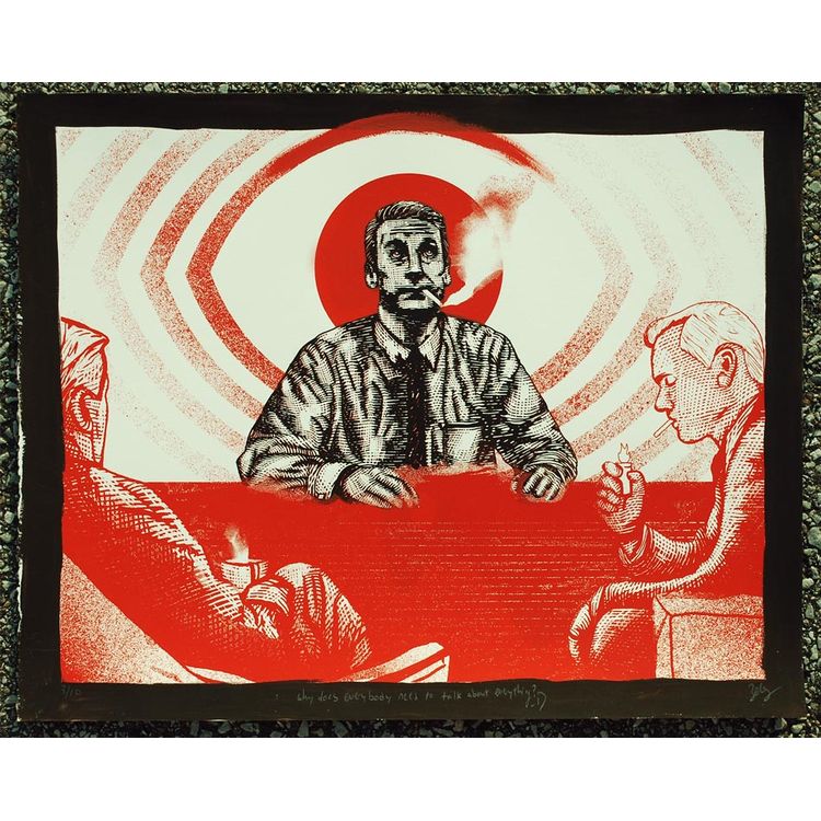 Smoke gets in your eye - Red by Zeb Love