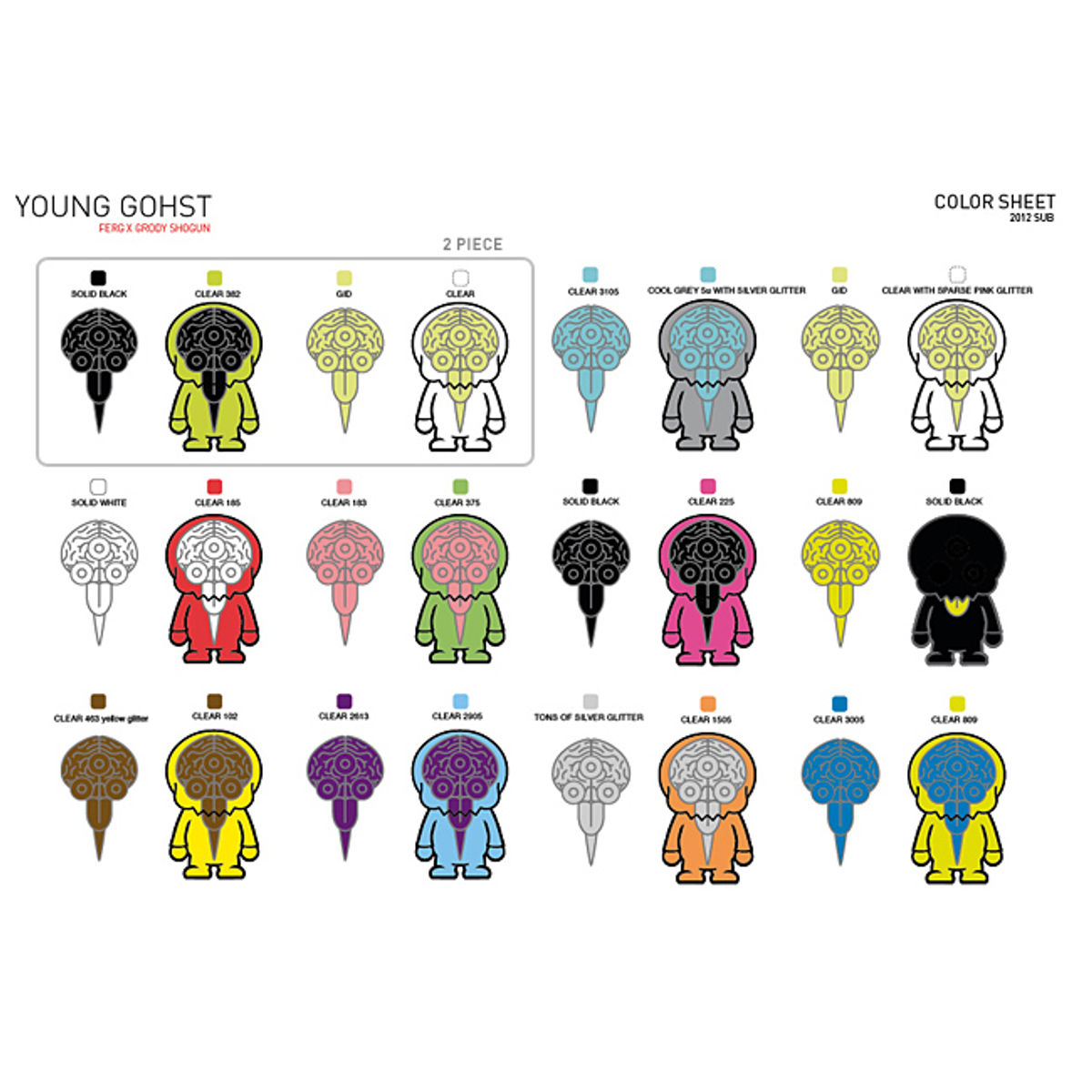 Young Gohst - 13 Piece Set
