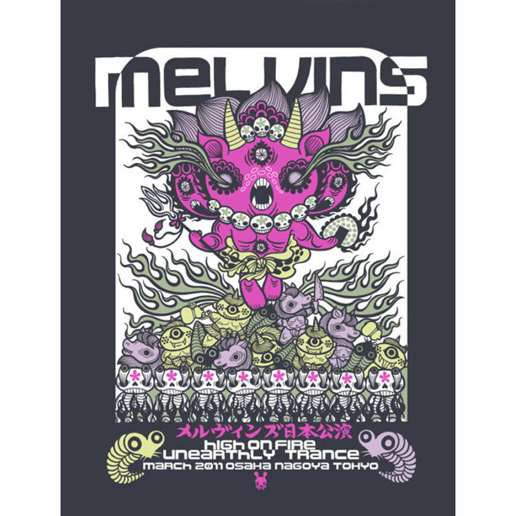 Melvins - Toyko, JAPAN, 2011 by Junko Mizuno