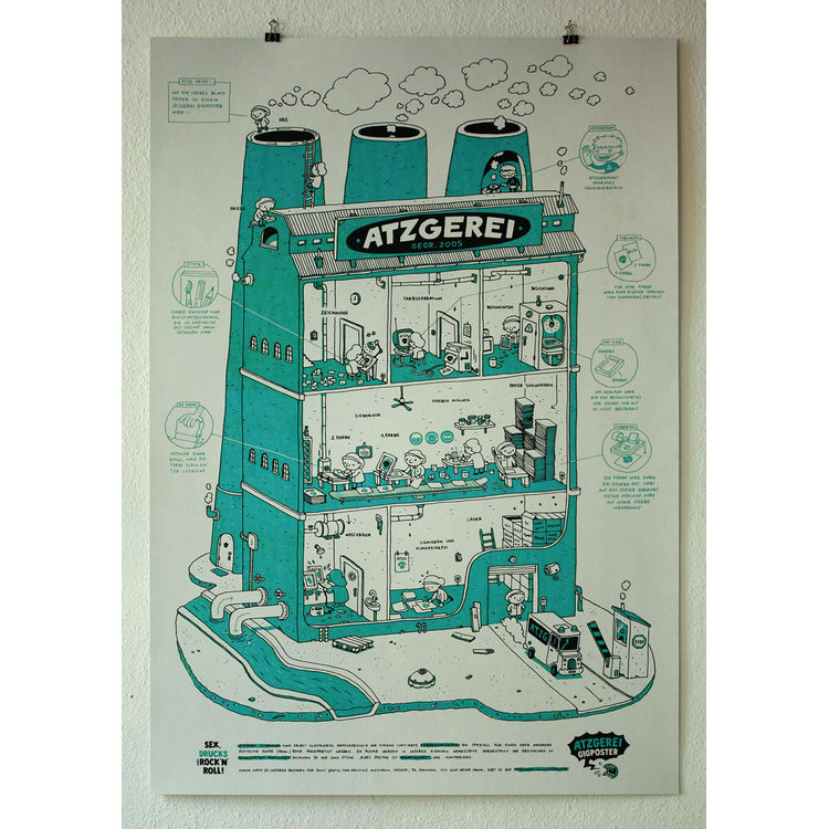 how to make poster - blue by Michael Hacker