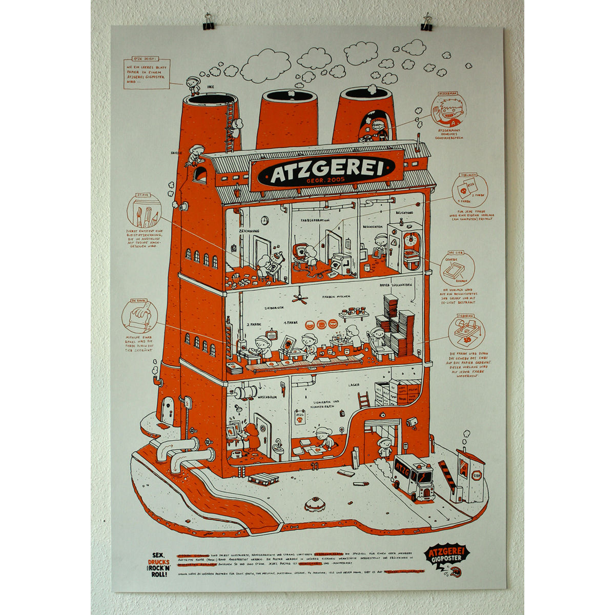 how to make poster - red