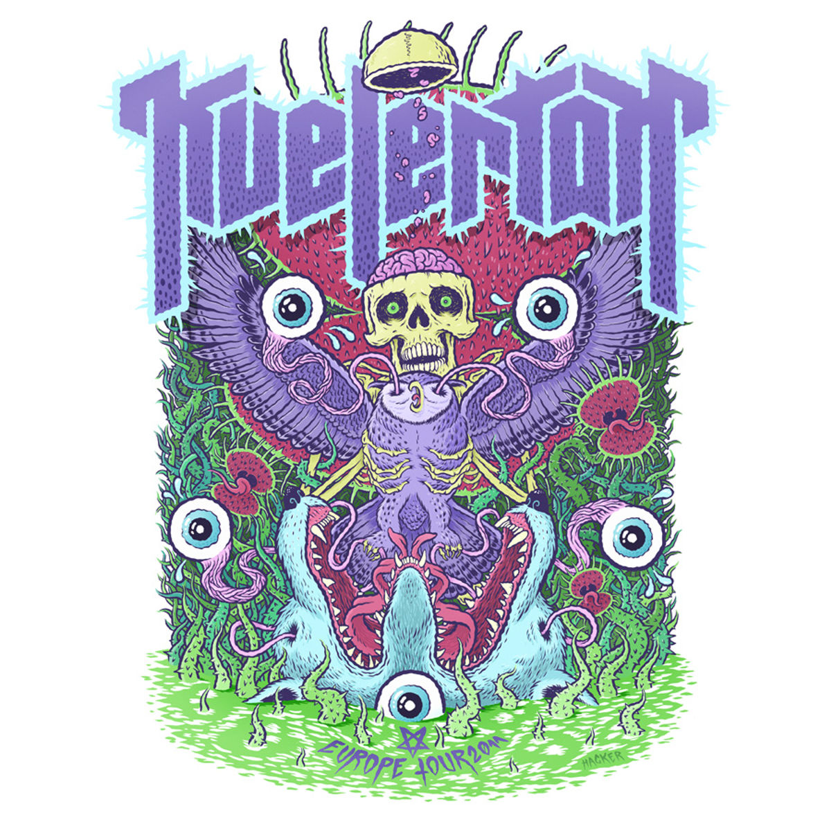 Kvelertak Europe Tourposter