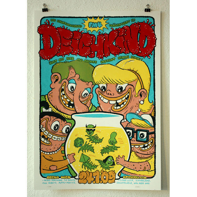 deichkind poster by Michael Hacker