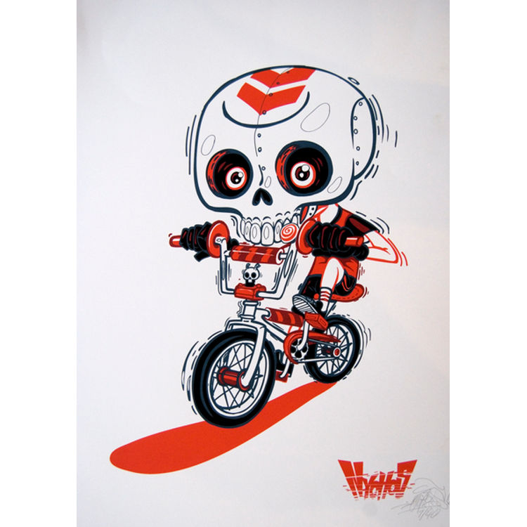 skullz and bmx by Nychos