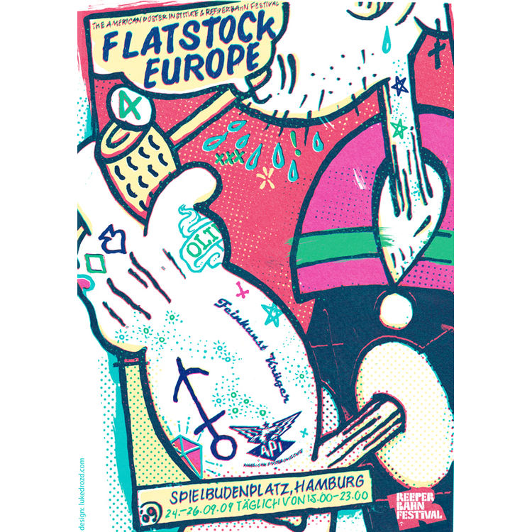 Flatstock Europe 4 by Luke Drozd
