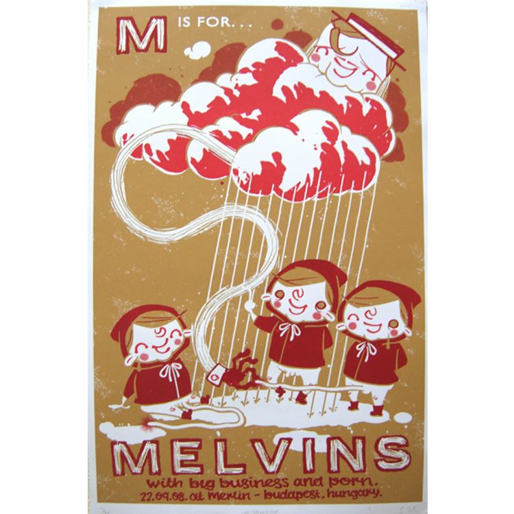 Melvins - Budapest, Hungary 2008 by Luke Drozd