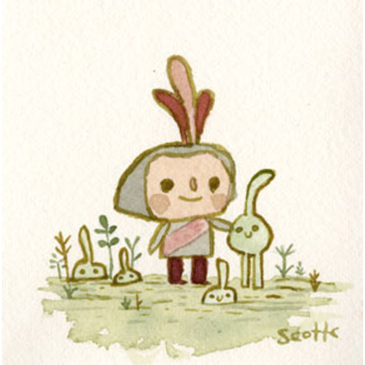 Friend To Little Sprouts by Scott Campbell (Scott C)