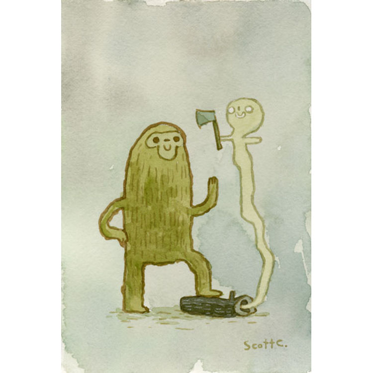 Helpful Forest Spirit by Scott Campbell (Scott C)