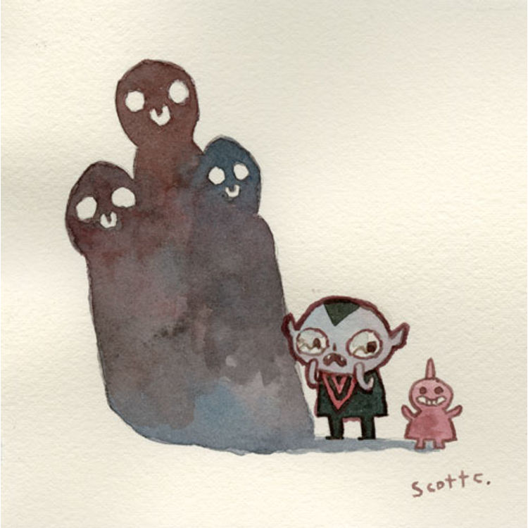 Little Guy Three Spirits by Scott Campbell (Scott C)