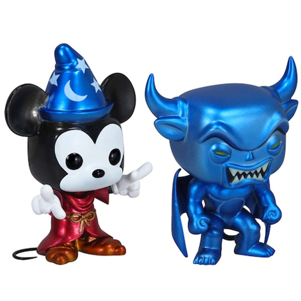 SDCC Metallic Mickey and Chernobog : Fantasia (2 Pack)