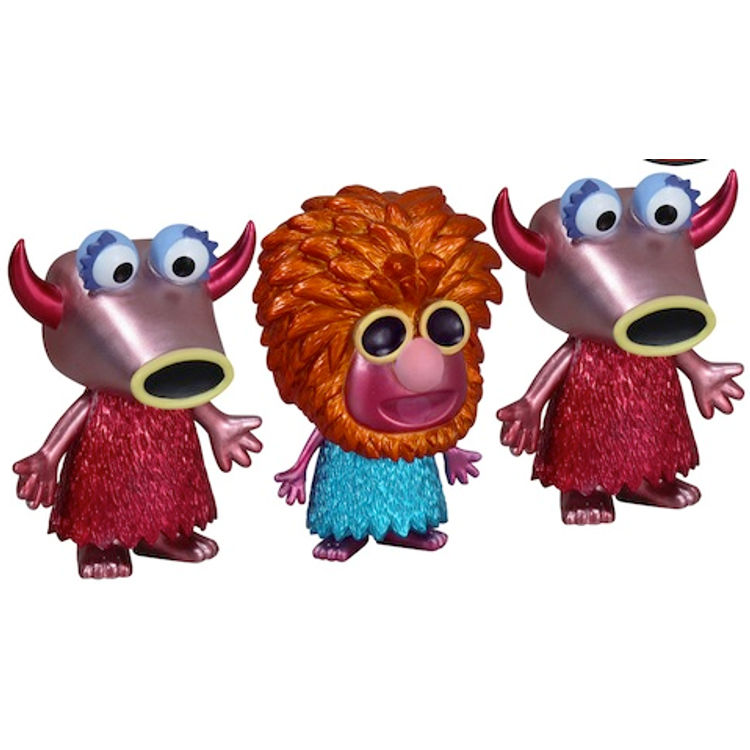 SDCC Metallic Mahna Mahna & Snowth : The Muppets (3 Pack) by Jim Henson