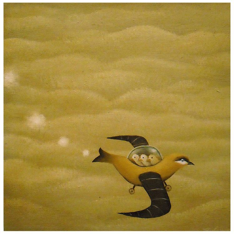 Bird Ship #1 by Kathleen Lolley