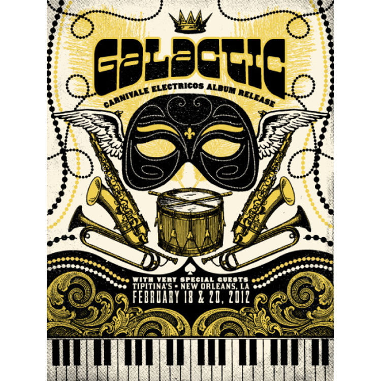 Galactic - Album release by Status Serigraph (Justin Helton)