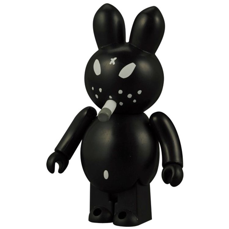Smoking Bunny - Black by Frank Kozik