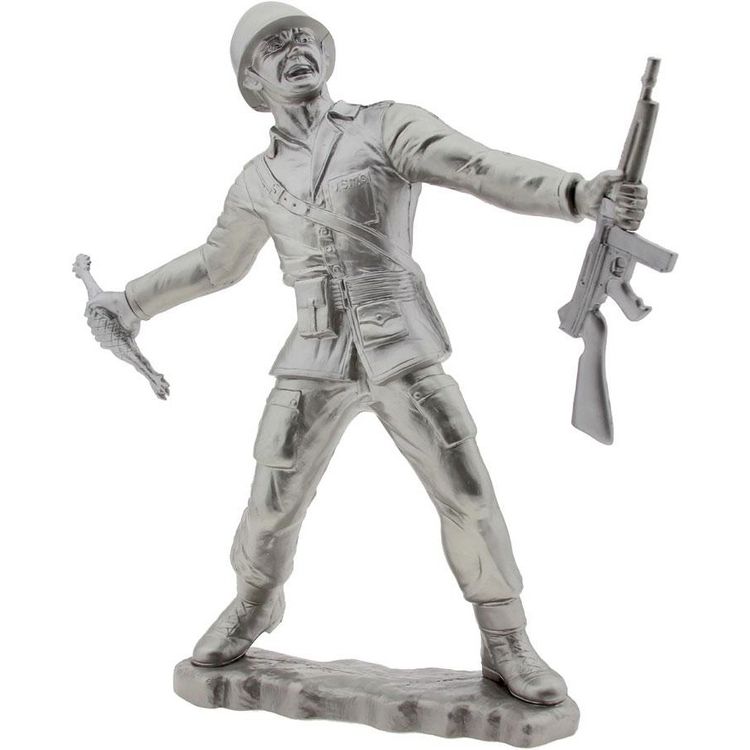 Big Army Man - Silver by Frank Kozik