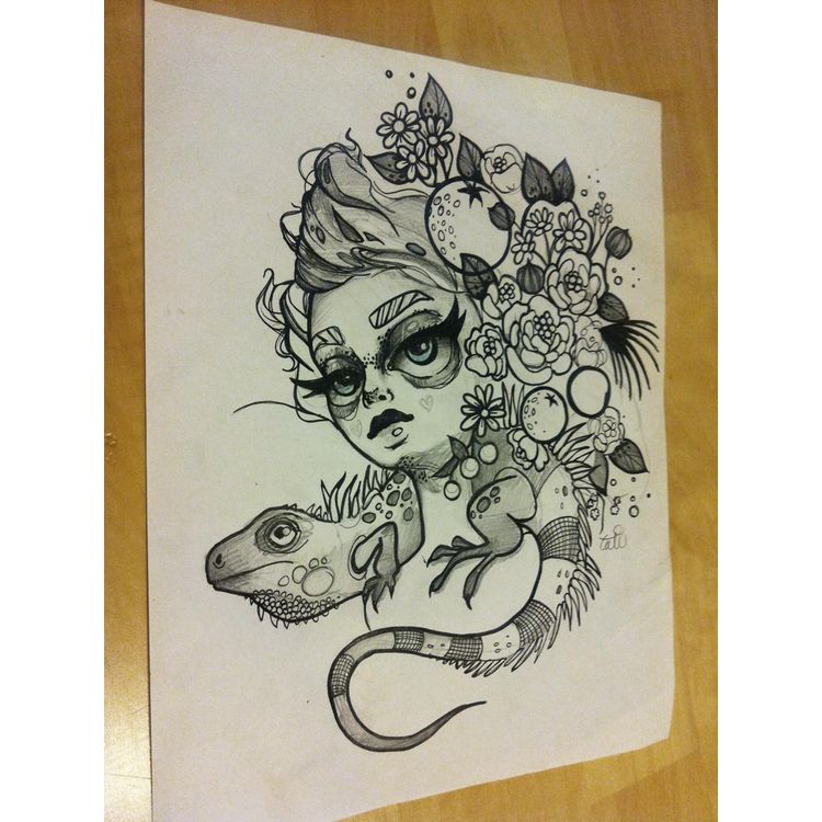 Flora Original Painting by Tatiana Suarez