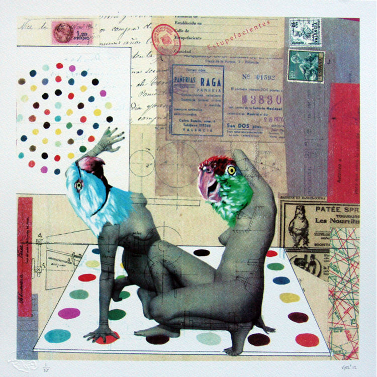 lsd at the museum print by VINZ