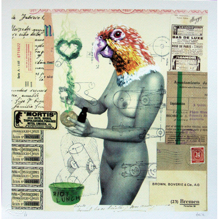 love potion for riot love print by VINZ