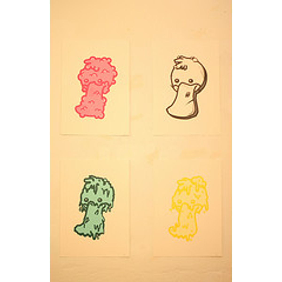 Tag Screenprint - Set of Four