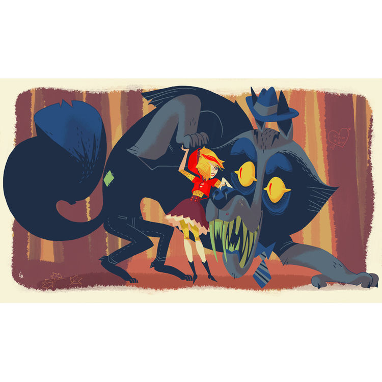 Big Bad and Red by Glen Brogan