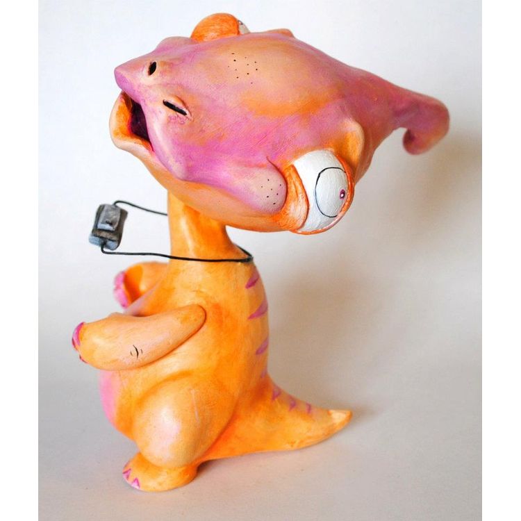 Dillard the Parasaurolophus by One Eyed Girl (Kasey Tararuj)