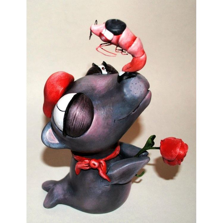 Le Valentina and Krillbert by One Eyed Girl (Kasey Tararuj)