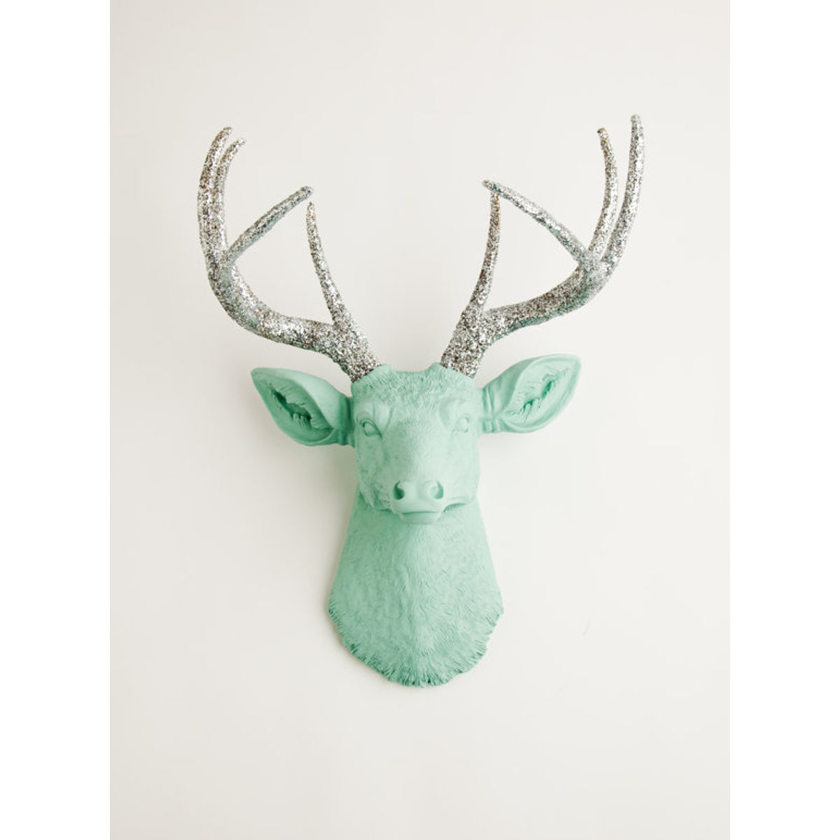 The Agnes - Seafoam Green W/ Silver Glitter