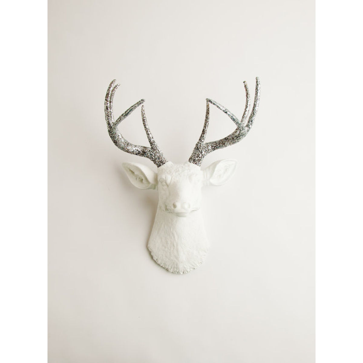 The Weston - White W/ Silver Glitter