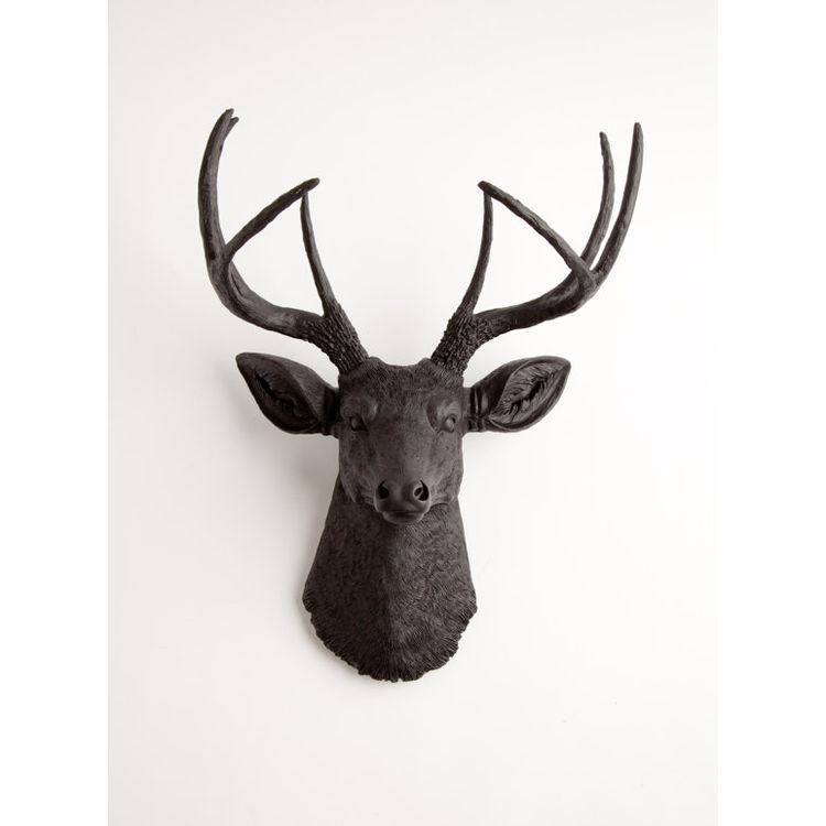 The Ignatius - Black by White Faux Taxidermy