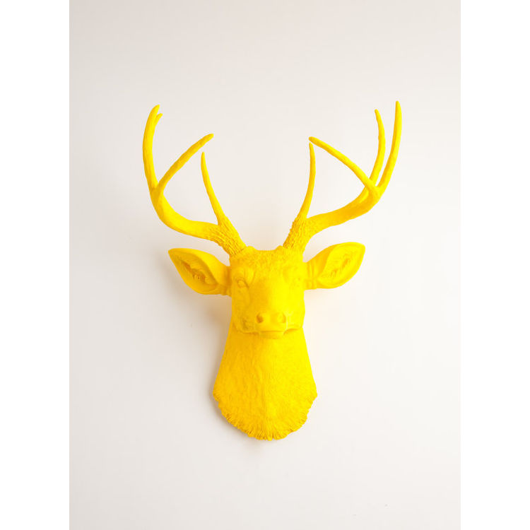 The Pablo - Yellow by White Faux Taxidermy