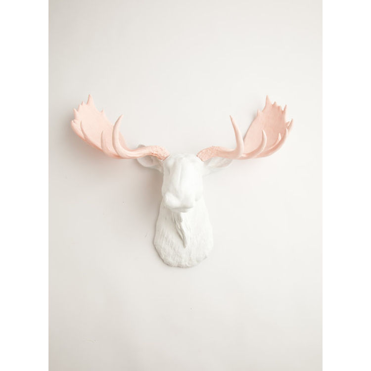The Anita - White w/ Cameo Pink by White Faux Taxidermy