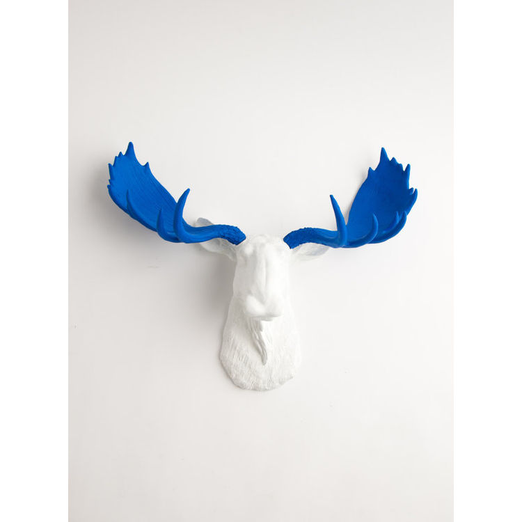 The Tsar white w/ blue by White Faux Taxidermy